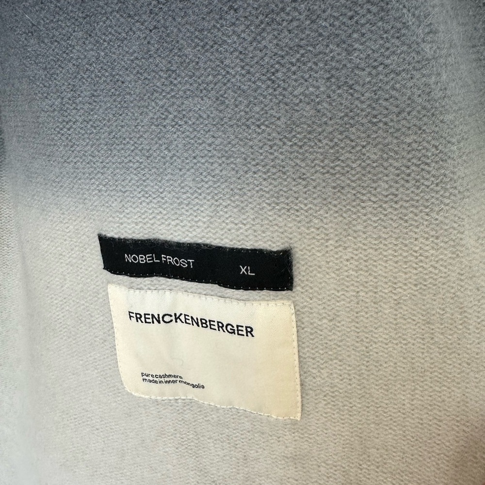 Frenckenberger Nobel Frost XL Ombré Cashmere Cardigan - Picture 3 of 5